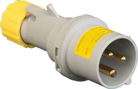 LEWDEN PM16/1000FPB PLUG IP44 16A 110V 2P+E YEL