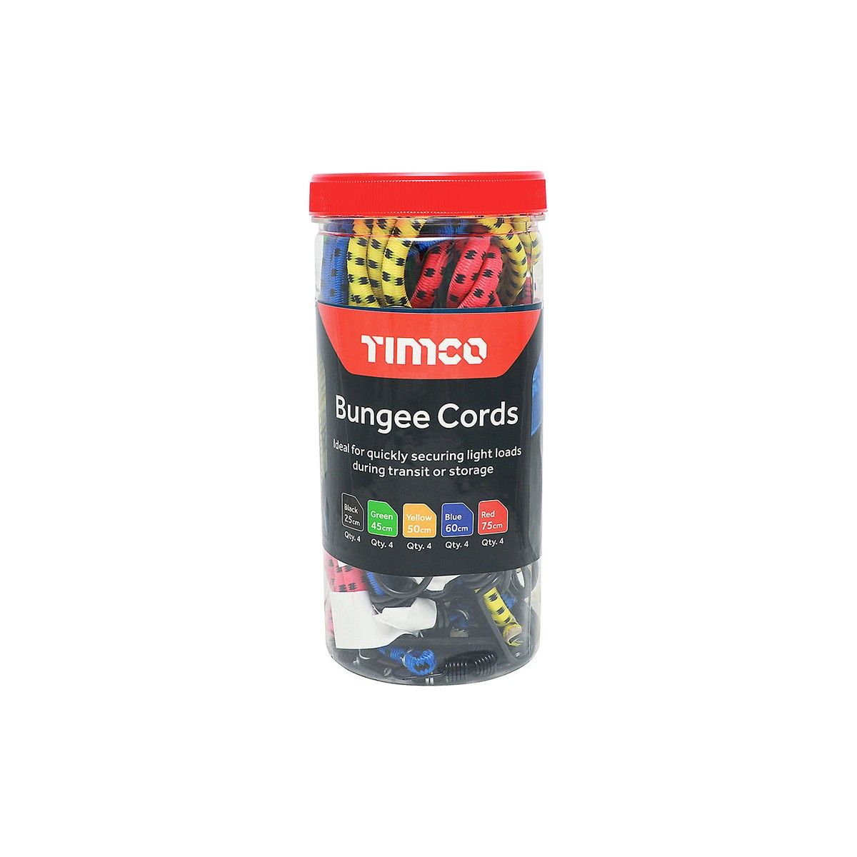 VETO BUNMIX20 20 PIECE BUNGEE CHORD SET