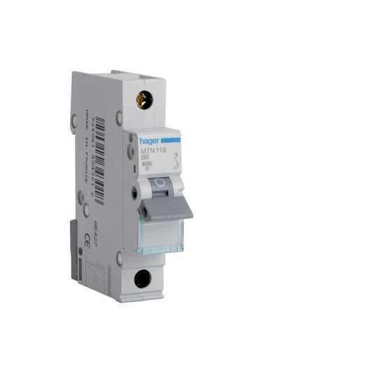 HAGER MTN116A MCB SP 16A