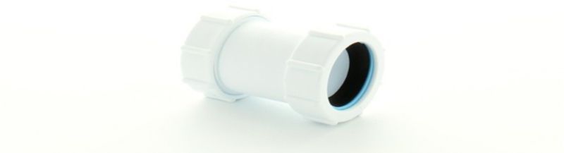 MULTIKWIK WP216 COMPRESSION WASTE 50mm STRAIGHT COUPLING