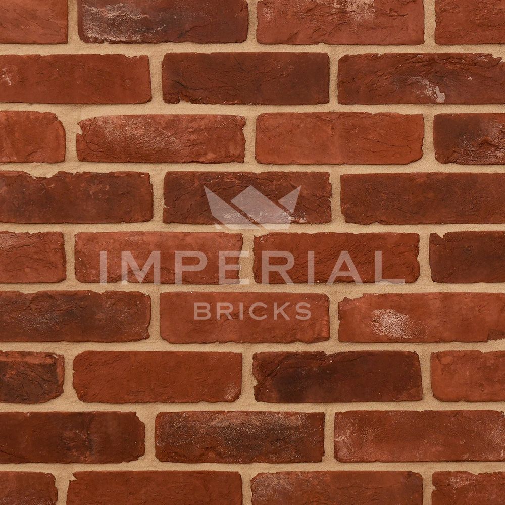 IMPERIAL RECLAMATION RED HANDMADE BRICK 73 x 215mm IB738