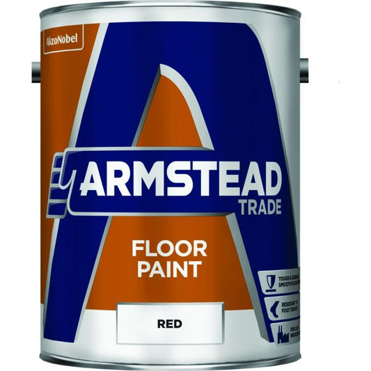ARMSTEAD TRADE ENDURANCE FLOOR PAINT 5l RED 5218612