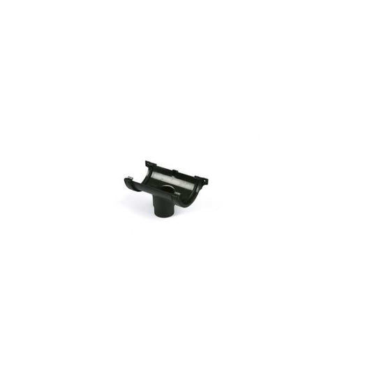 BRETT CAST IRON STYLE ROUNDSTYLE RUNNING OUTLET 112mm BLACK BR045CI