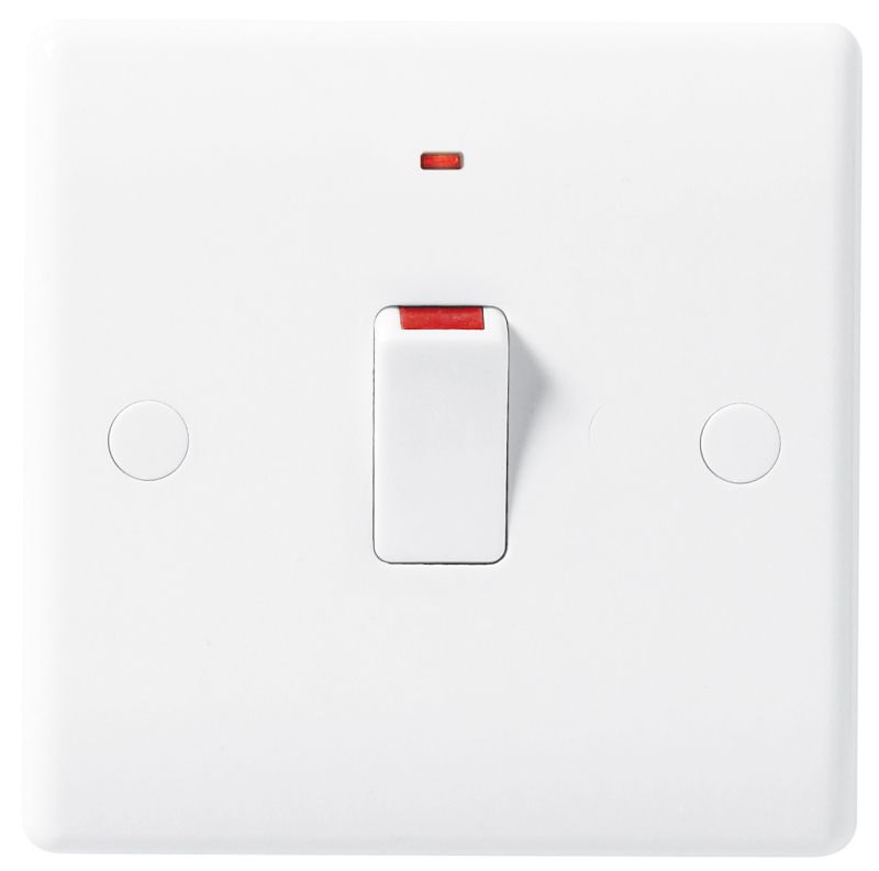 NEXUS 831 MOULDED 20 AMP DOUBLE POLE SW C/NEON
