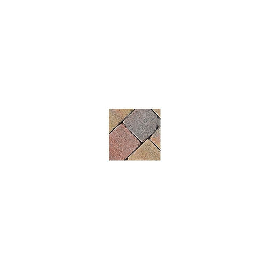 WYRESDALE ABBEY SETT TUMBLED PAVING 160 x 160 x 50mm ORCHID FLAME