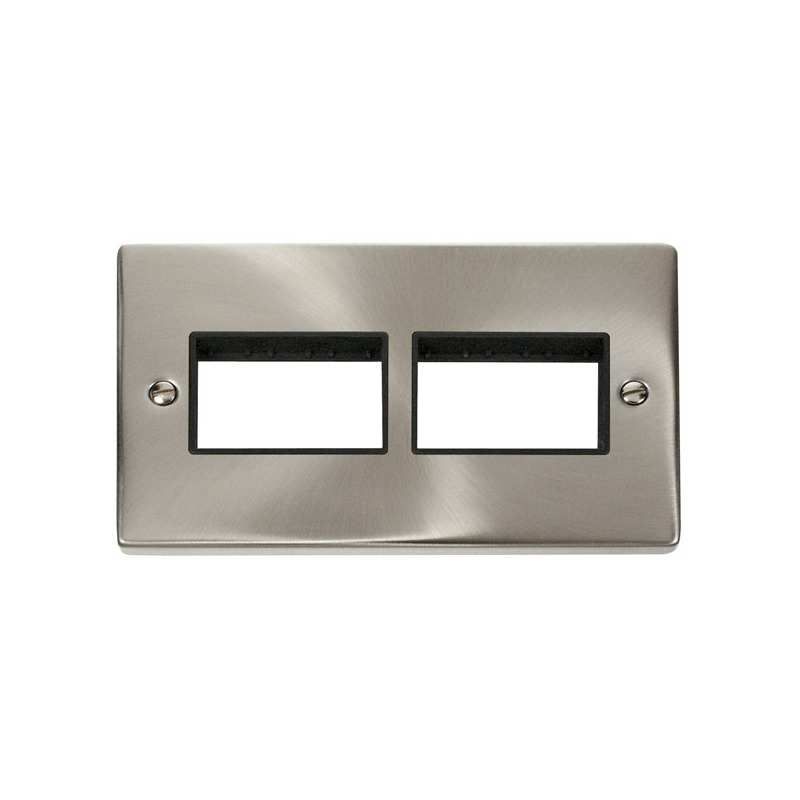 CLICK VPSC406BK 2 GANG PLATE 3 x 3 APT MG