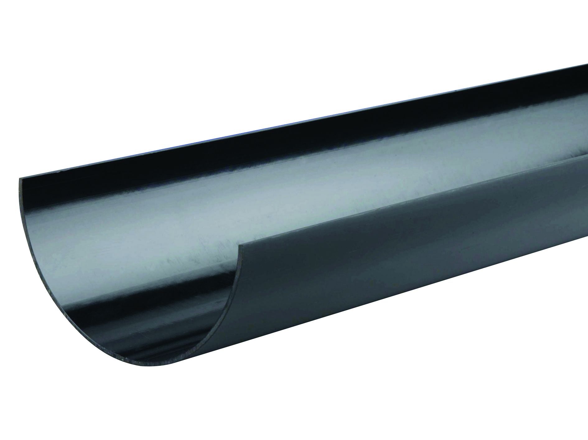 OSMASUPEROUNDLINE 5T574B PVCU GUTTER 125mm x 4m BLACK