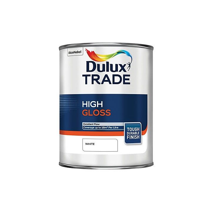 DULUX TRADE HIGH GLOSS 5l WHITE 5091012