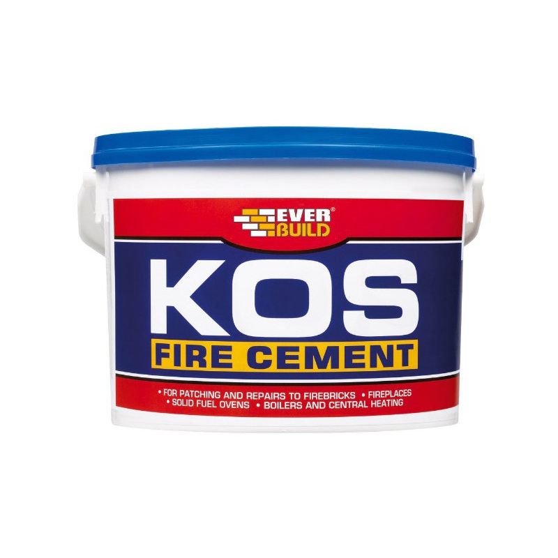 Everbuild Black Fire Cement 2Kg PCKOSBKFIRE2