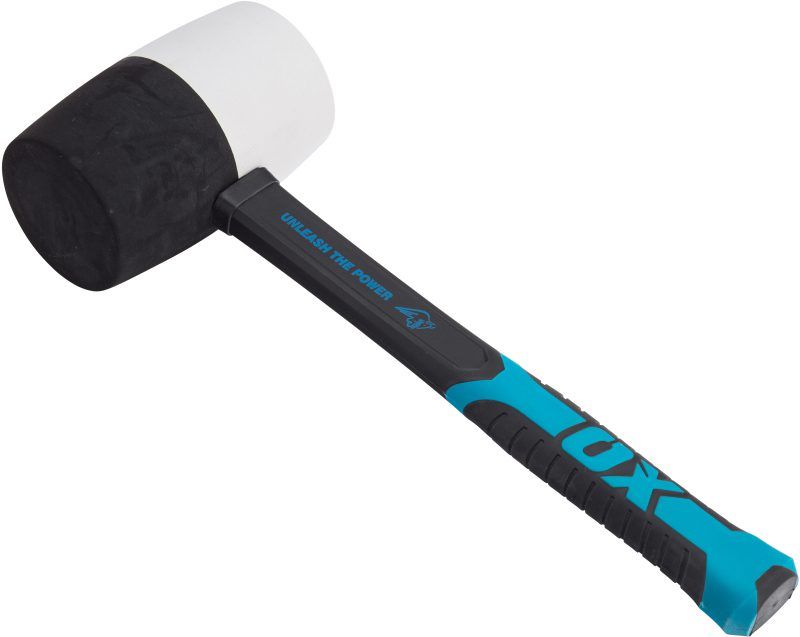 OX-T081932 PRO FIBREGLASS COMBINATION RUBBER MALLET 32oz