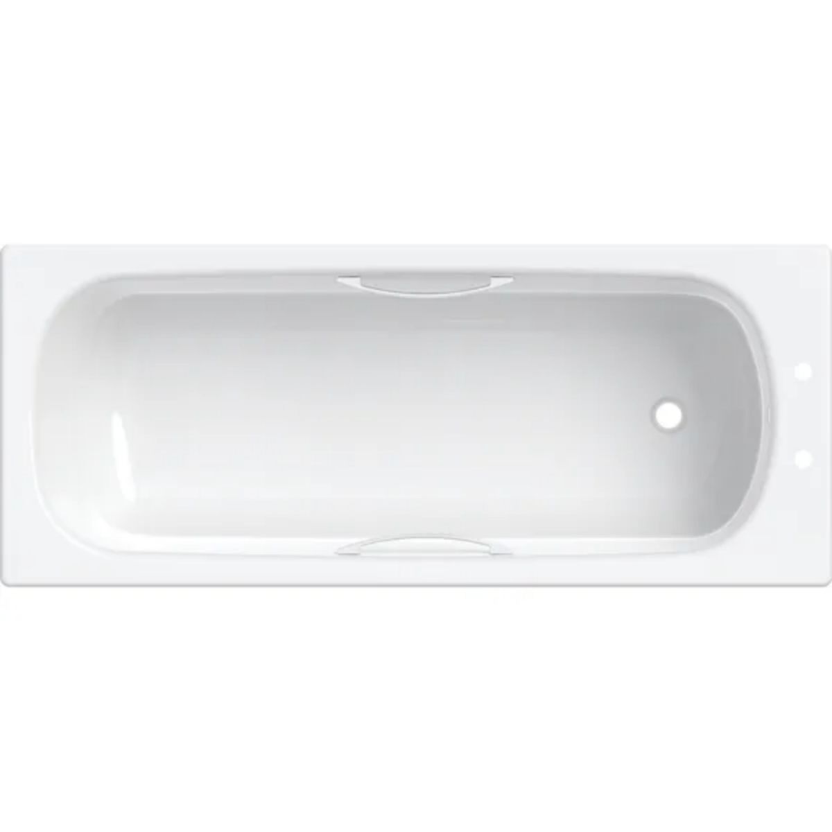 TWYFORD BS1572WH CELTIC 2TH ANTI-SLIP BATH C/W GRIPS & LEGS 1700 x 700mm