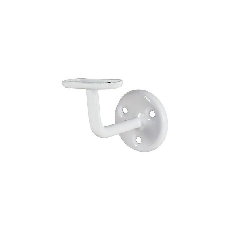 A PERRY HANDRAIL BRACKET STEEL 64mm WHITE 236-0063WH