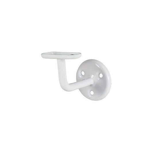 A PERRY HANDRAIL BRACKET STEEL 64mm WHITE 236-0063WH