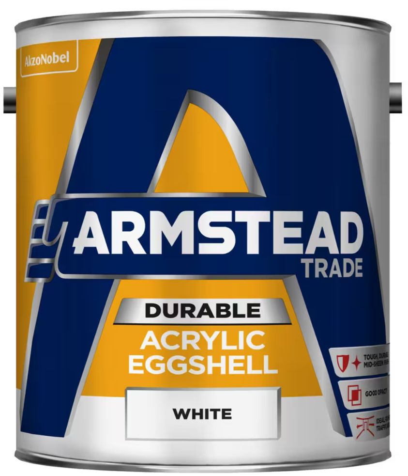 ARMSTEAD DURABLE ACRYLIC EGGSHELL READY TINT 5l SANDSTONE 5219308