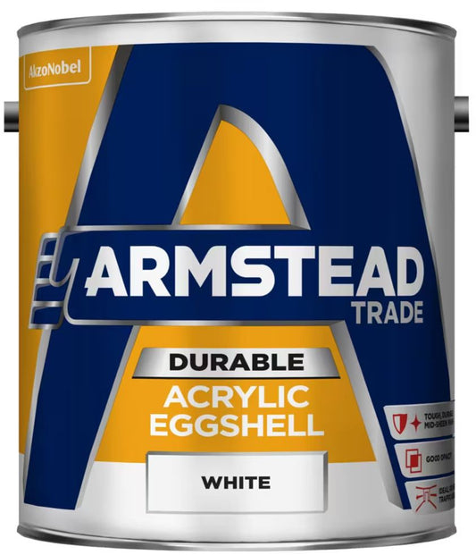 ARMSTEAD DURABLE ACRYLIC EGGSHELL READY TINT 5l SANDSTONE 5219308