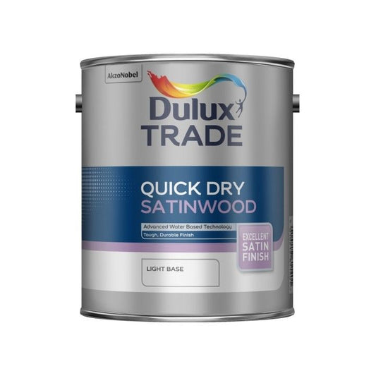 DULUX TRADE QUICK DRY SATINWOOD BASE 1l LIGHT 5220127