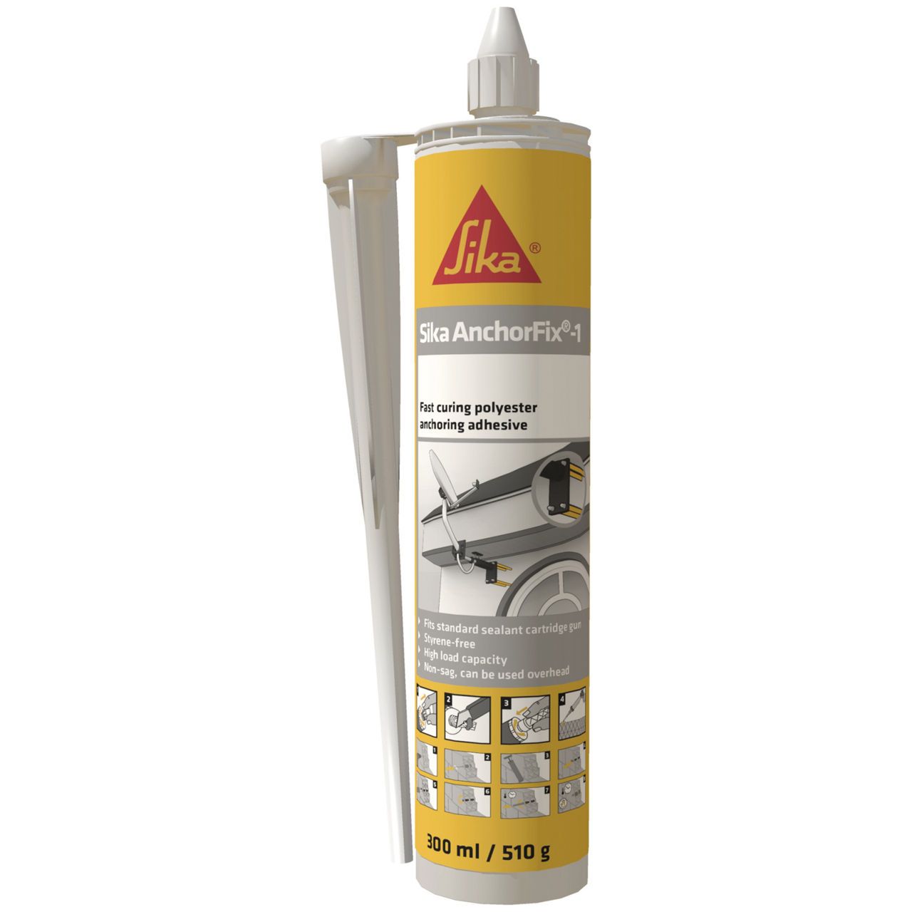 Everbuild Sika Anchorfix-1 Adhesive 300ml SKANCH13