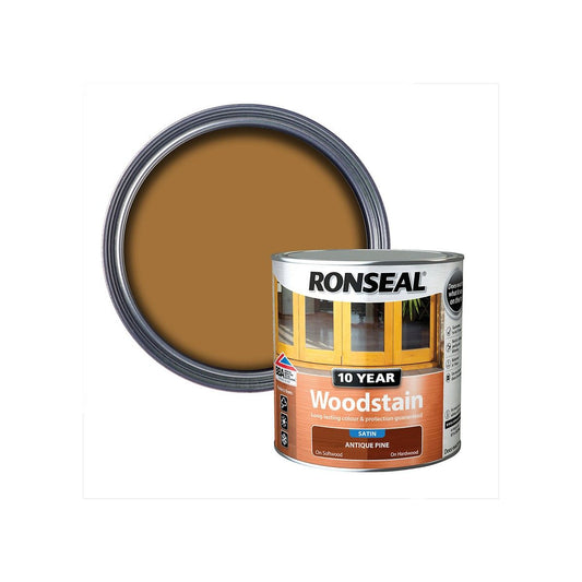 RONSEAL 10 YEAR WOODSTAIN 2.5l ANTIQUE PINE 38687