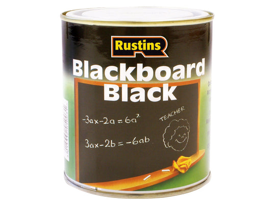 RUSTINS RUSQDBB1L QUICK DRYING BLACKBOARD PAINT 1l