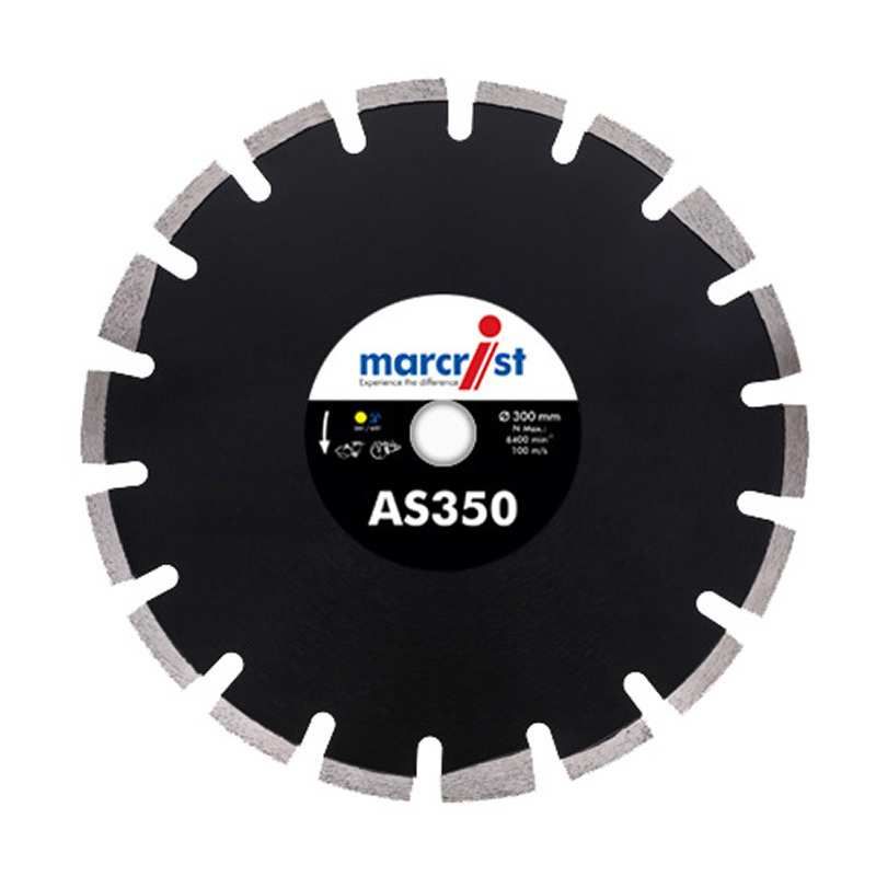 MARCRIST AS350 300 x 20mm ASPHALT DIAMOND BLADE 1416.0300.20