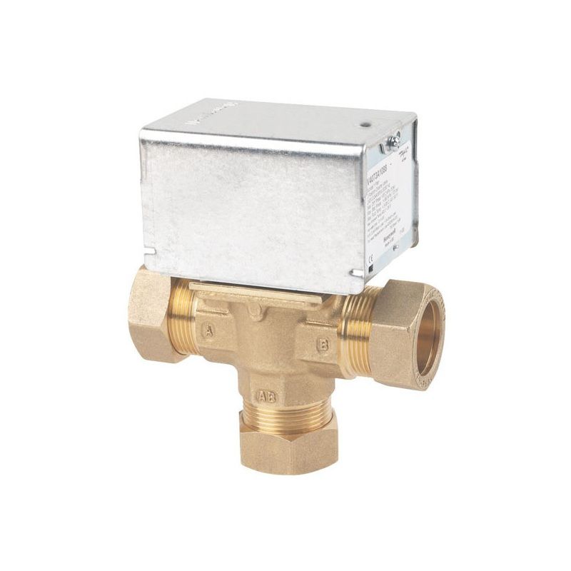 HONEYWELL MID POSITION MOTORISED VALVE 28mm V4073A1088/U