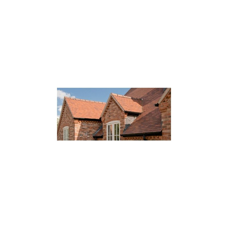 MARLEY ACME SINGLE CAMBER CLAY TILE MIXED BRINDLE 265 x 165mm MAKE309AB