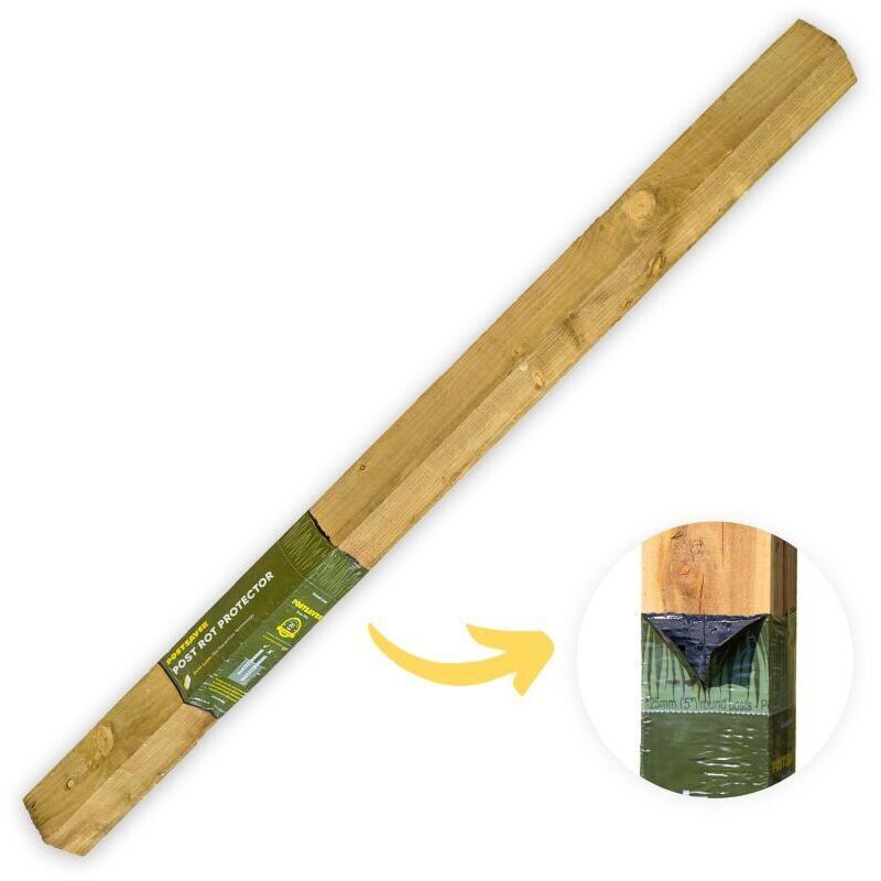 POSTSAVER TIMBER FENCE POST 100 x 100 x 2400mm (HOME DELIVERY) PSP100mm2.4