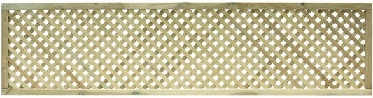 GRANGE LILLAT03 LILLESHALL LATTICE TRELLIS 0.3 x 1.83m GREEN