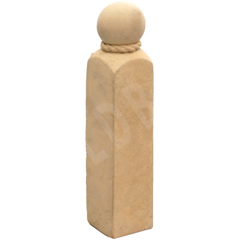 BRADSTONE RUSTIC ROPE TOP EDGE CORNER 50 x 50 x 250mm COTSWOLD 21779