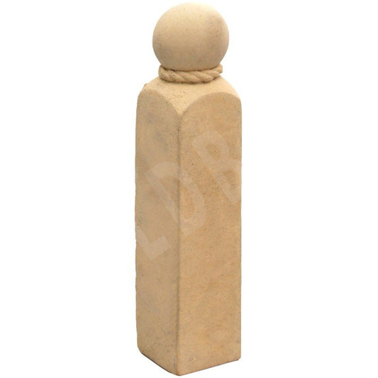 BRADSTONE RUSTIC ROPE TOP EDGE CORNER 50 x 50 x 250mm COTSWOLD 21779
