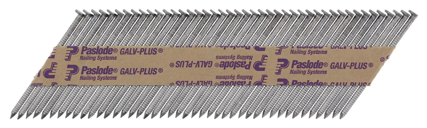 PASLODE GALV PLUS RING ROOF BATTEN NAILS & 2 FUEL CELLS FOR IM350 63x3.1mm (BOX 2200) 141221