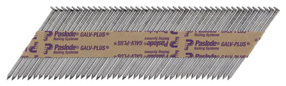 PASLODE GALV PLUS RING ROOF BATTEN NAILS & 2 FUEL CELLS FOR IM350 63x3.1mm (BOX 2200) 141221