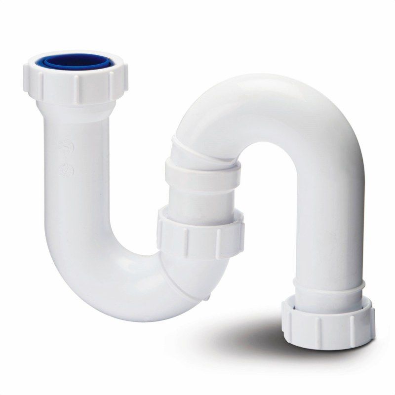 POLYPIPE TUBULAR SWIVEL S TRAP 40 x76mm SEAL WT57