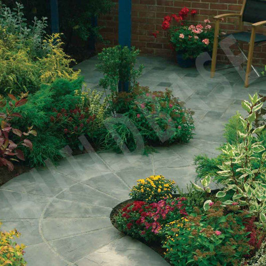 BRADSTONE OLD RIVEN PAVING CIRCLE 2.4m DIA AUTUMN COTSWOLD 06372