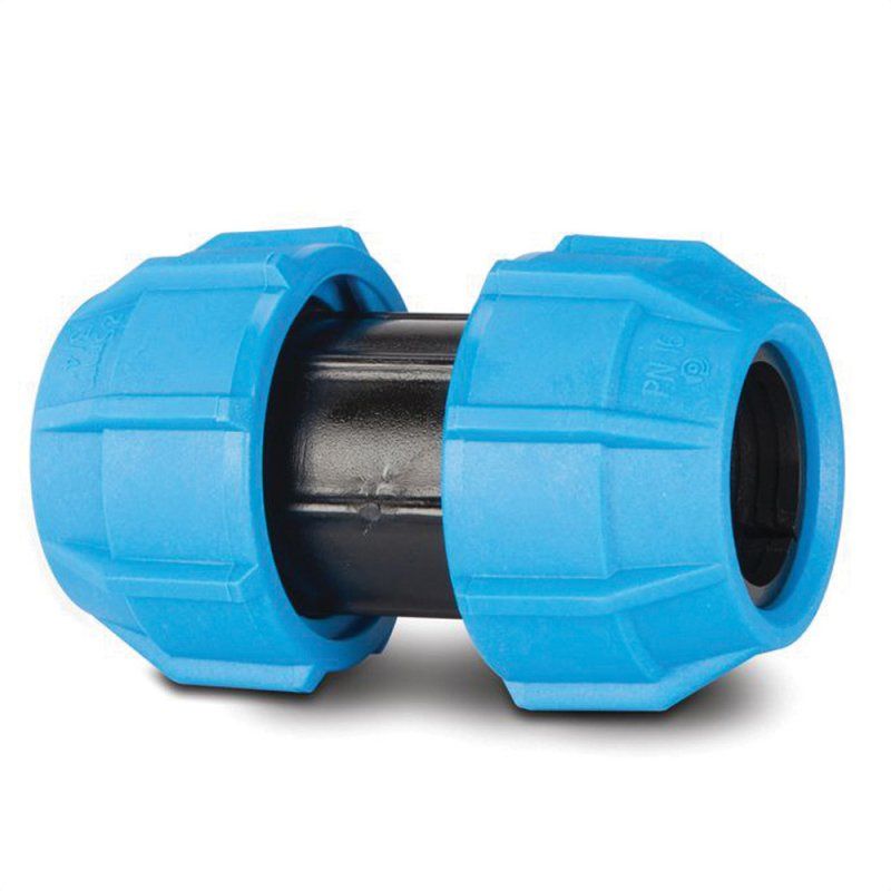 POLYPIPE POLYFAST STRAIGHT COUPLER 10/50 25mm 40025