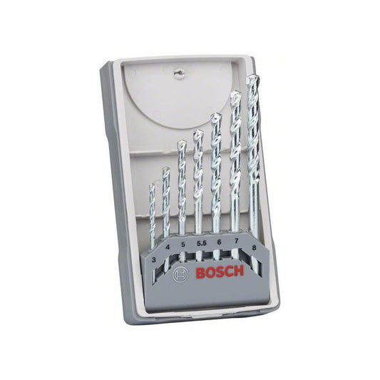 BOSCH 2607017035 7 PIECE CYL-1 MASONRY DRILL BIT SET 3-8mm