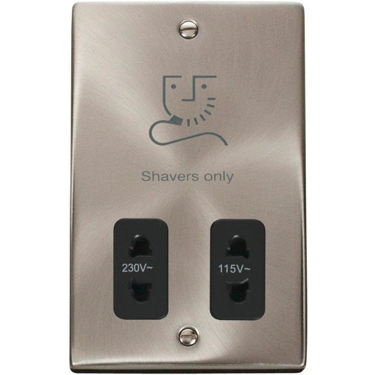 CLICK VPSC100BK SHAVER SOCKET 115 230V