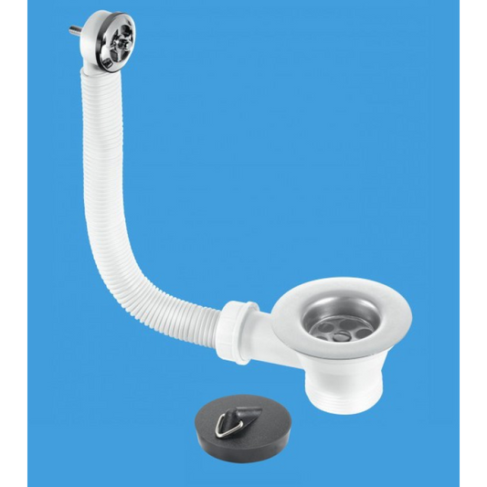 MCALPINE FSW2P SINK WASTE OVERFLOW 1.1/2" 61020674