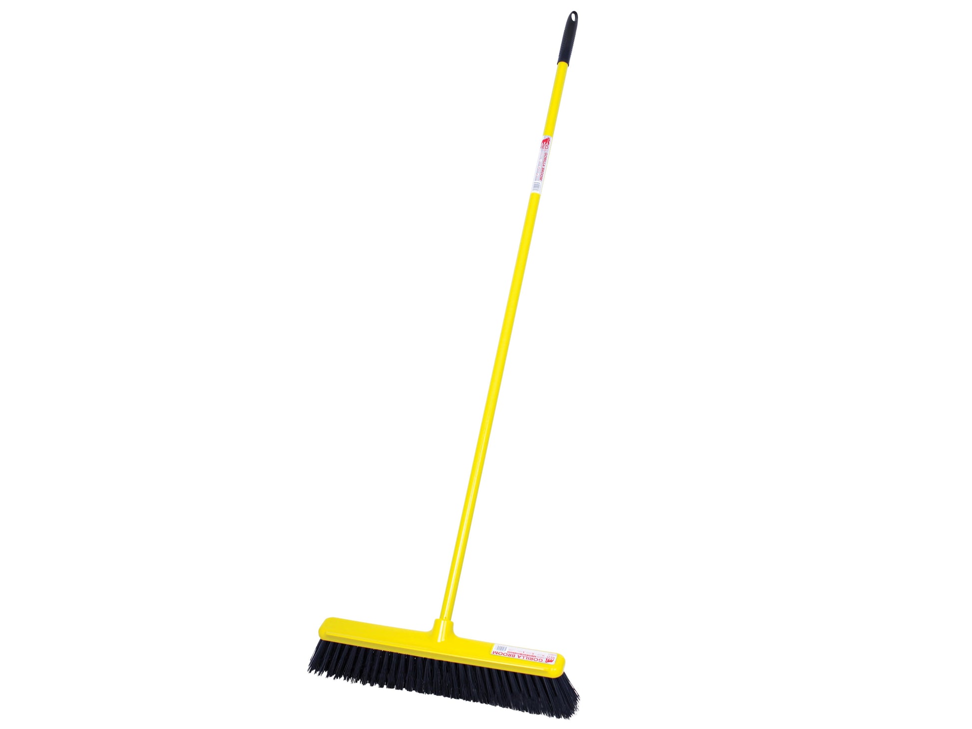 GORILLA GORBROOM50Y BROOM HEAD & HANDLE 500mm YELLOW