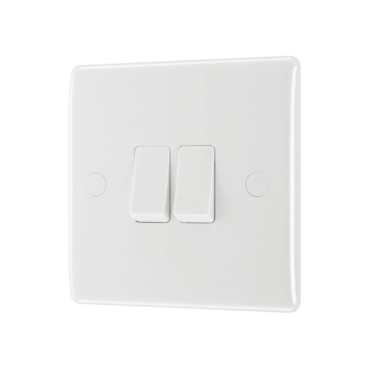 NEXUS MOULDED WHITE 2 GANG 2 WAY 10 AX SW 842