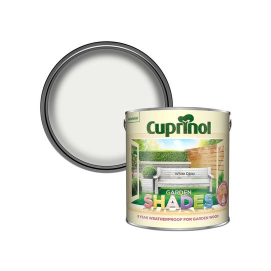 CUPRINOL GARDEN SHADES PAINT 2.5l WHITE DAISY 5159077