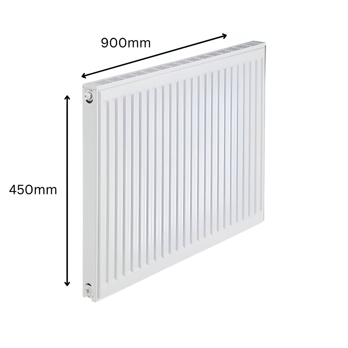 HENRAD K1 SINGLE CONVECTOR RADIATOR 450 x 900mm 2322BTU 110809