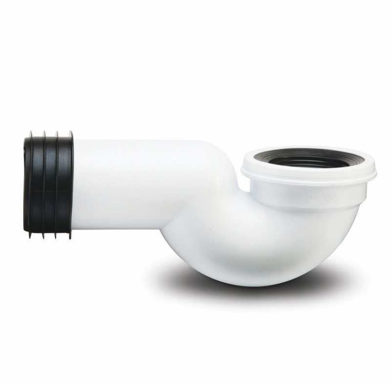 POLYPIPE KWIKFIT SWAN NECK PAN CONNECTOR 110mm SNK12