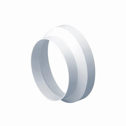 POLYPIPE DOMUS 619 RIGID DUCT IN LINE ADAPTER ROUND 150 x 100mm