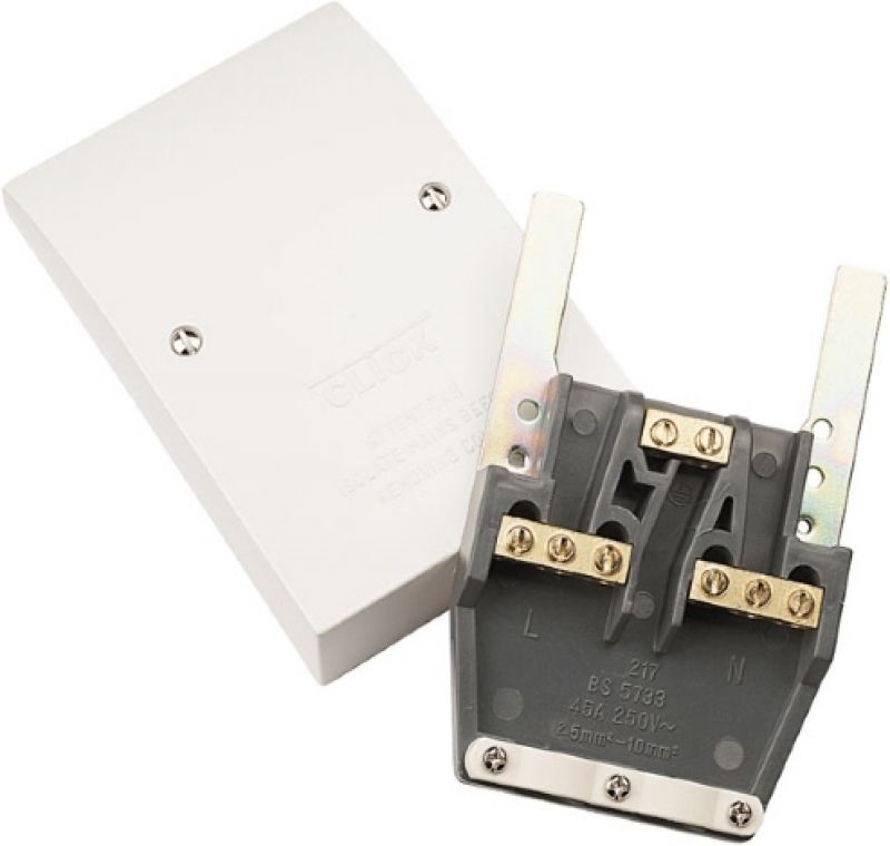 CLICK PRW217 CONNECTION UNIT DUAL APPLIANCE OUTLET