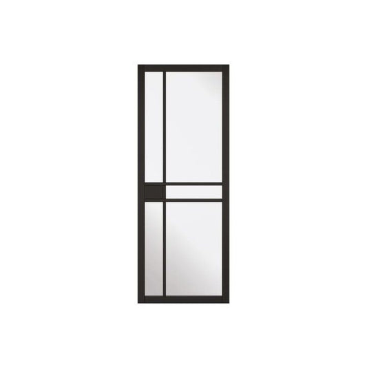 LPD GREENWICH GLAZED INTERNAL DOOR BLACK 33" GREBLA33