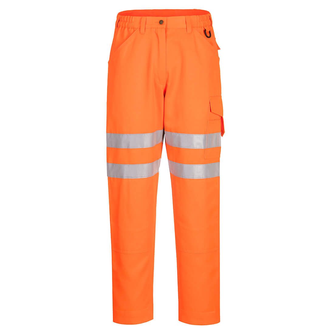 Eco Hi-Vis Work Trousers, 30, R, Orange