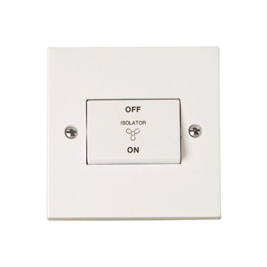 CLICK PRW020 SWITCH FAN ISOLATOR 10A WHITE