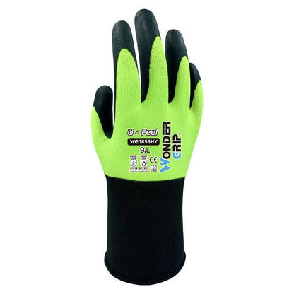 WONDER GRIP TOUCHSCREEN NITRILE HIGH-VIS GLOVES EXTRA LARGE WG1855HY101