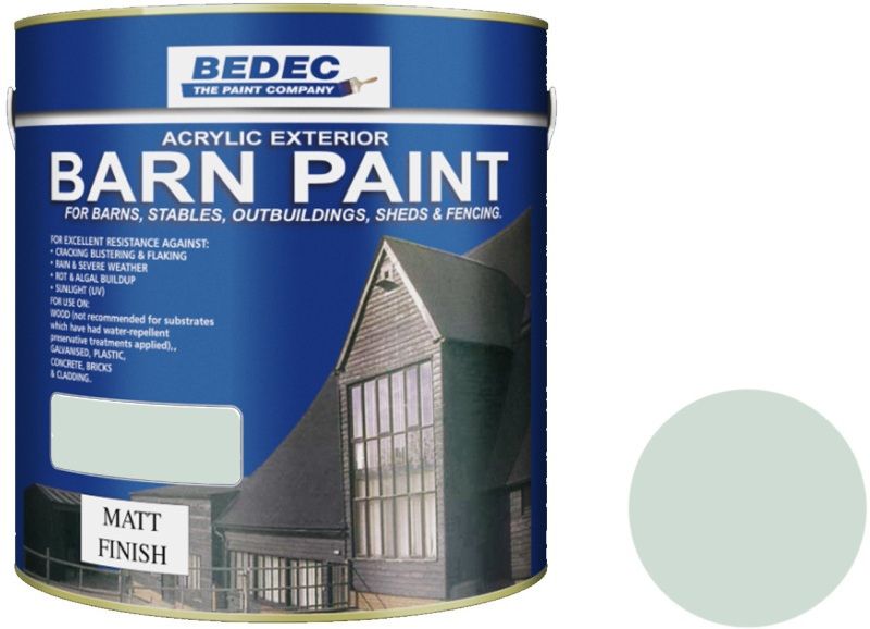 BEDEC MATT BARN PAINT 2.5l WOODLAND GREEN BEDE2AN2007/40